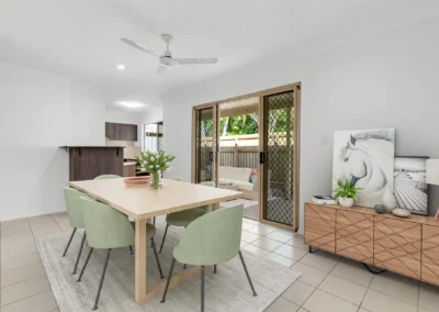 Colour corrected real estate interior with bright natural light — MLS ready photo editing