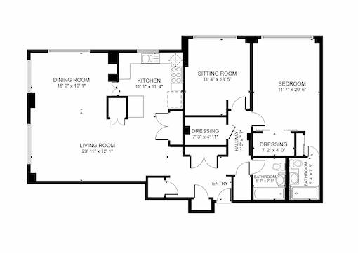 Floor Plan Before