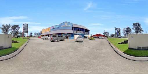 Perfectly stitched 360 degree real estate interior panorama by Outsource Infotech