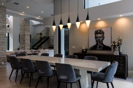 Unedited, underexposed raw photograph of a living room.